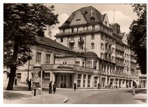 Ansichtskarte, Bad Elster, Sanatorium "Karl-Marx-Hof", Sommeransicht, 1962