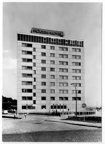 Ansichtskarte, Saßnitz auf Rügen, Rügen-Hotel, 1971