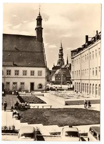 Ansichtskarte, Zwickau Sa., Neuberinplatz, um 1970