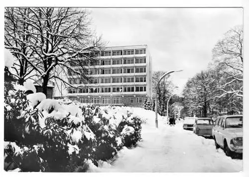 Ansichtskarte, Bad Elster, Kliniksanatorium für Herz- und Kreislauferkrankungen, 1976