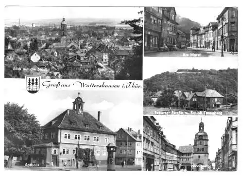 AK, Walterhausen Thür., fünf Abb., 1969