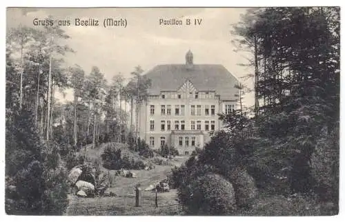 AK, Beelitz Mark, Heilstätte, Pavillion B IV, 1913