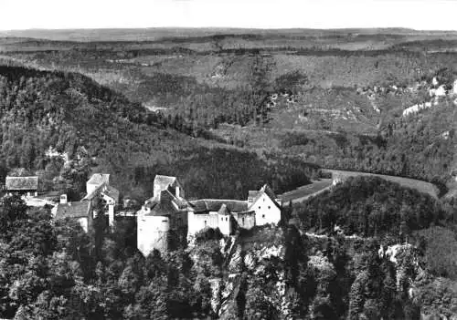 Ansichtskarte, Burg Wildenstein im Donautal, 1971