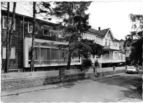 AK, Hahnenklee Harz, Ferienkurheim "Hans Hubertus", Theodor-Hein-Str. 8, um 1972