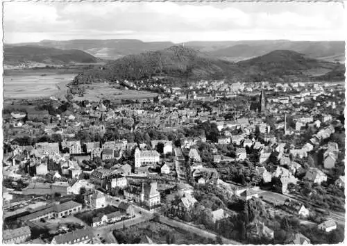 Ansichtskarte, Eschwege, Luftbildansicht, um 1965