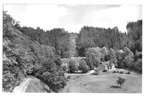 Ansichtskarte, Stadtroda Thür., Genesungsheim "Neumühle" im Zeitzgrund, Version 2, 1966