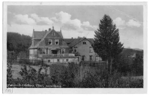 Ansichtskarte, Tambach-Dietharz Thür. Wald, Sonnenblick 2, um 1949