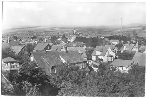 Ansichtskarte, Wernshausen Werra, Teilansicht, 1957