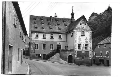 Ansichtskarte, Ziegenrück a. d. Saale, Rathaus, 1963