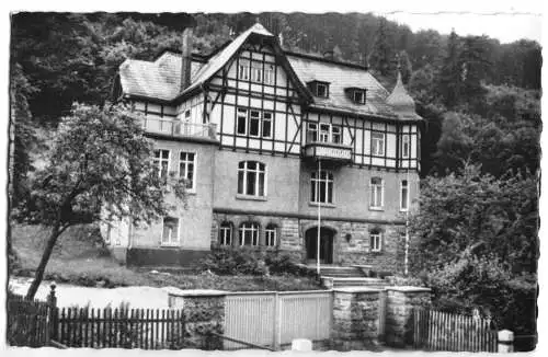 Ansichtskarte, Thal Thür., FDGB-Heim am Schloßberg, 1960