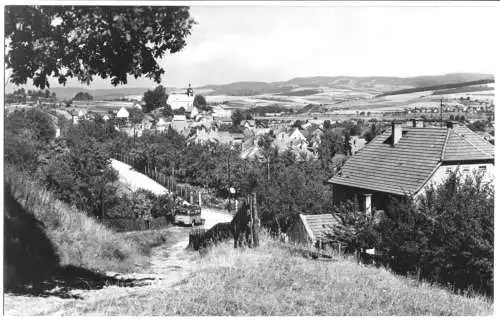 Ansichtskarte, Wernshausen Werra, Teilansicht, 1965