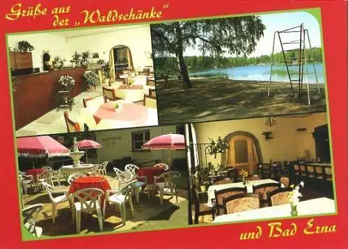 Ansichtskarte, Bad Erna b. Doberlug-Kirchhain, Waldschänke, 1993