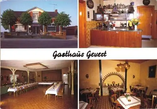 Ansichtskarte, Hamwarde, Gasthaus Gewert, vier Abb., um 1985