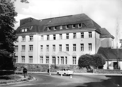 Ansichtskarte, Schöneck Vogtl., Krankenhaus, 1977