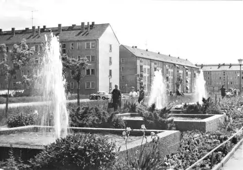 AK, Riesa Elbe, Greifswalder Str., Neubauten, 1981