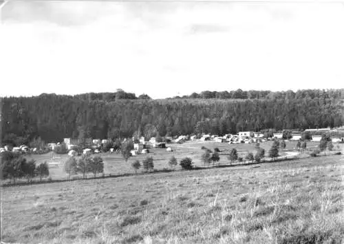 Ansichtskarte, Bad Bibra Kr. Nebra, Internationaler Campingplatz, 1976