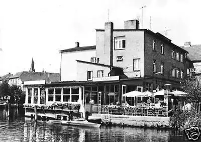 Ansichtskarte, Malchow Meckl., Café am Malchower See, 1970