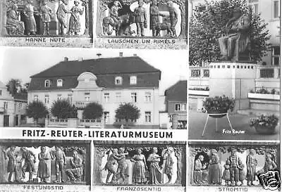 Ansichtskarte, Reuterstadt Stavenhagen, Fritz-Reuter-Literaturm.