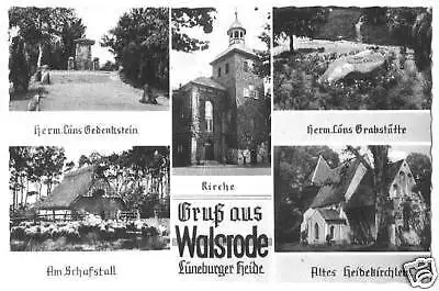 Ansichtskarte, Walsrode, fünf Abb., ca. 1961