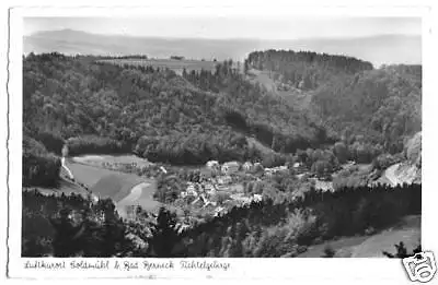 Ansichtskarte, Goldmühl bei Bad Berneck, Gesamtansicht, 1956