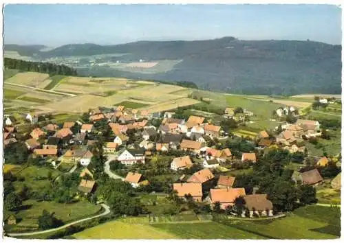 Ansichtskarte, Hummersen Weserbergland, Luftbildansicht, 1968