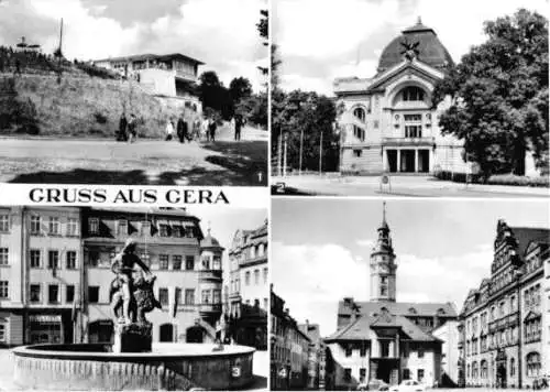 AK, Gera, vier Abb., 1971