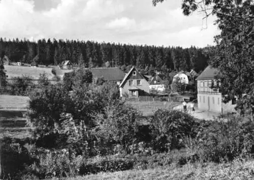 Ansichtskarte, Falkenhain Kr. Dippoldiswalde, Teilansicht, 1963