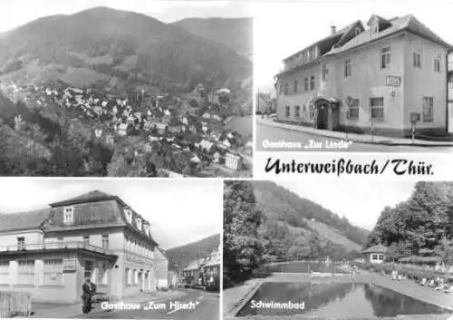 AK, Unterweißbach Thür., vier Abb., 1979