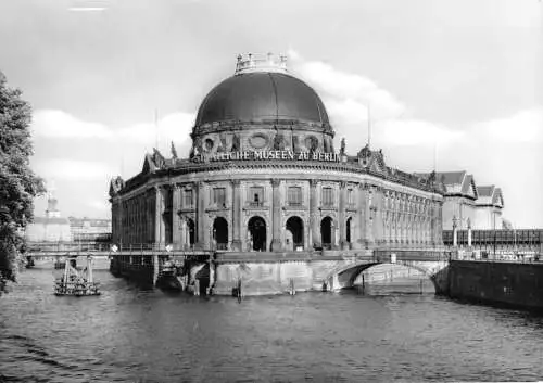 Ansichtskarte, Berlin Mitte, Museumsinsel, Bodemuseum, 1963