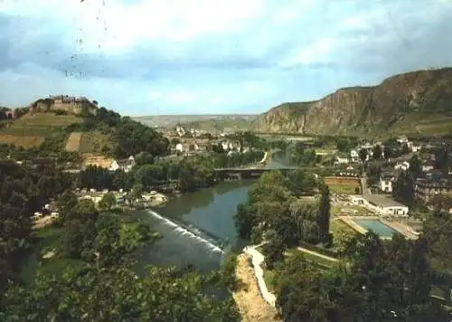 AK, Bad Münster am Stein-Ebernburg , Übersicht, ca 1973