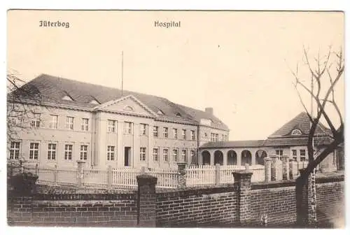 Ansichtskarte, Jüterbog, Hospital, um 1912