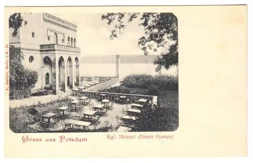 AK, Potsdam, Kgl. Meierei (Neuer Garten), um 1903