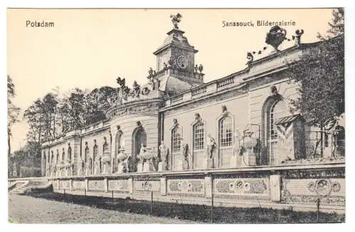 AK, Potsdam, Park Sanssouci, Bildergalerie, um 1910