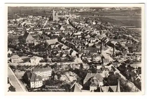 AK, Jüterbog, Luftbildansicht, um 1930