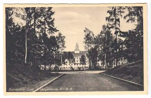 AK, Neuruppin, Kaserne des Panzerregiments 6, Blick zum Stabsgebäude, um 1940