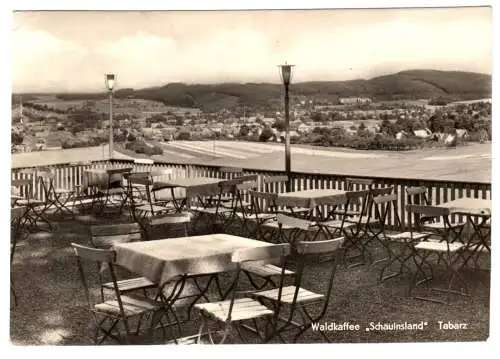 AK, Tabarz Thür. Wald, Waldkaffee "Schauinsland", Terrasse, 1969