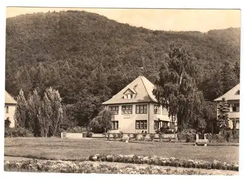 AK, Ilfeld, Erholungsheim Reichsbahnamt Magdeburg, 1965