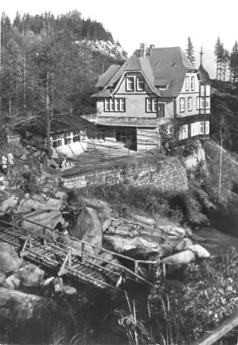 AK, Wernigerode Harz, Gaststätte "Steinerne Renne", Betriebsferienheim, 1983