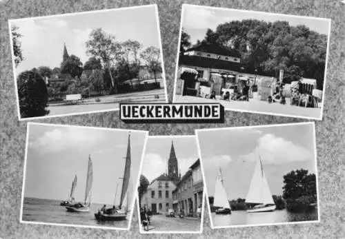 AK, Ueckermünde, fünf Abb., 1963