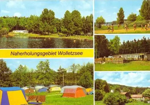 AK, Angermünde, Naherholungsgebiet Wolletzsee, fünf Abb., 1983