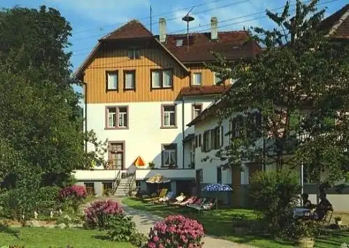 AK, Oberprechtal, Pension Garni, Gartenans., ca. 1975