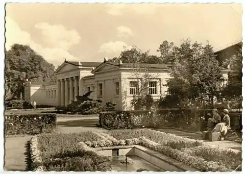 Ansichtskarte, Schönebeck-Salzelmen, Lindenbad, 1957