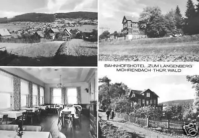 Ansichtskarte, Möhrenbach Thür. Wald, Bahnhofshotel, 1973