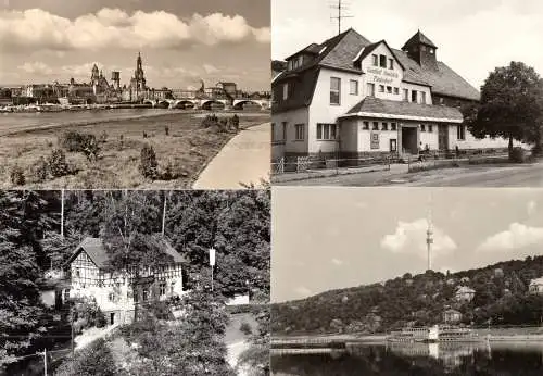 Posten von über 250 DDR s/w Foto-AK, **,  Bez. Dresden, Sachsen, 1950er-1980er