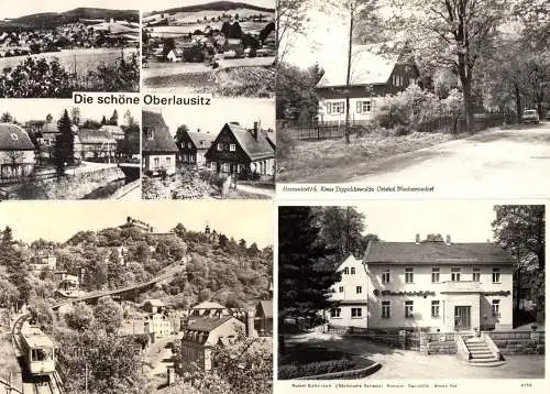 Posten von über 250 DDR s/w Foto-AK, **,  Bez. Dresden, Sachsen, 1950er-1980er