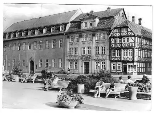 AK, Mühlhausen Thür., Wilhelm-Pieck-Platz, belebt, 1980