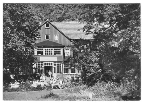 Ansichtskarte, Tabarz Thür., Waldcafé Massemühle, 1967