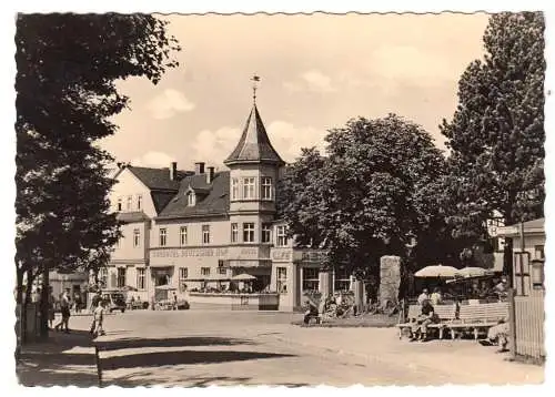 AK, Tabarz Thür., Am Spindlerplatz, 1962