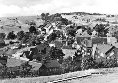 Ansichtskarte, Schnett Kr. Hildburghausen, Teilansicht, 1974