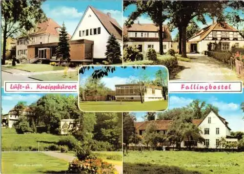 Ansichtskarte, Fallingbostel, fünf Abb., um 1970